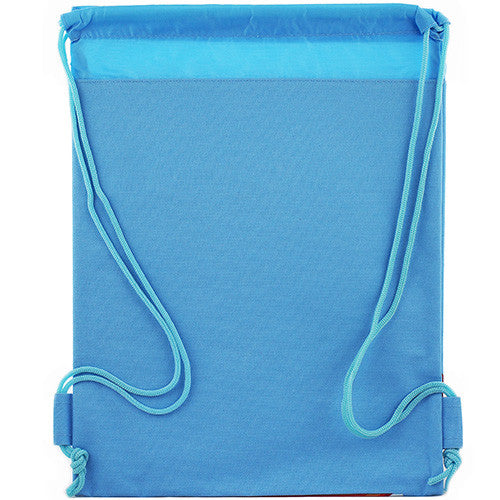 Elmo Sesame Street Character Licensed Blue Drawstring Bag