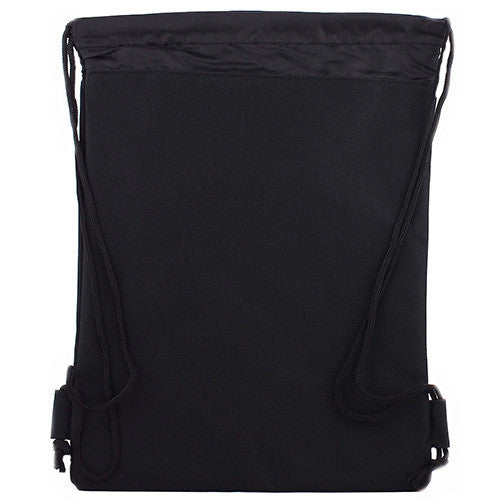 Elmo Sesame Street Character Licensed Black Drawstring Bag