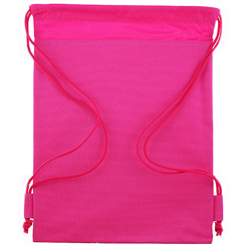 Elmo Sesame Street Character Licensed Pink Drawstring Bag