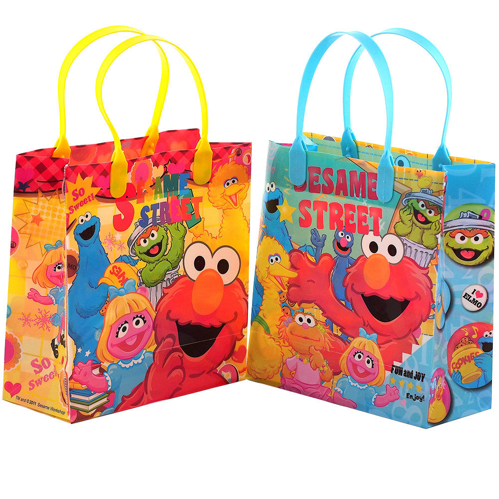 Sesame Street bags (10), Sesame Street Favor Bags, Sesame Street gift bags,  Sesame Street party