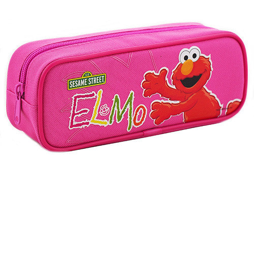 Elmo Sesame Street Character Single Zipper Pink Pencil Case