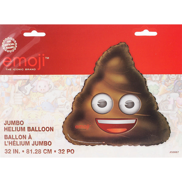 Emoji The Iconic Brand Super Shape Foil / Mylar Balloon 32"