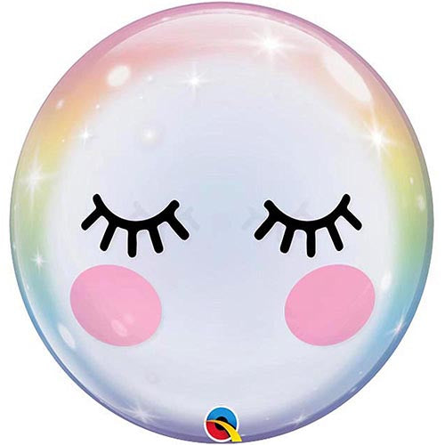 Eyelashes Bubble Balloon 22"