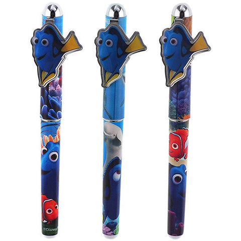 3 Finding Dory Authentic Licensed Roller Pens Assorted Colors ( 3 Pens )