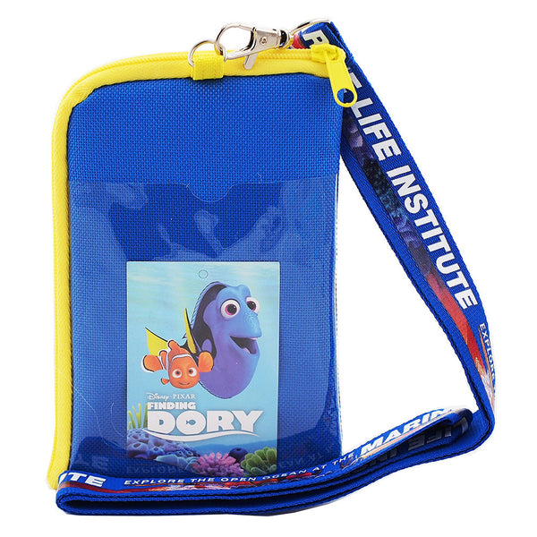 Finding Dory Character Blue Lanyard with Detachable Cellphone Case Or Coin Purse