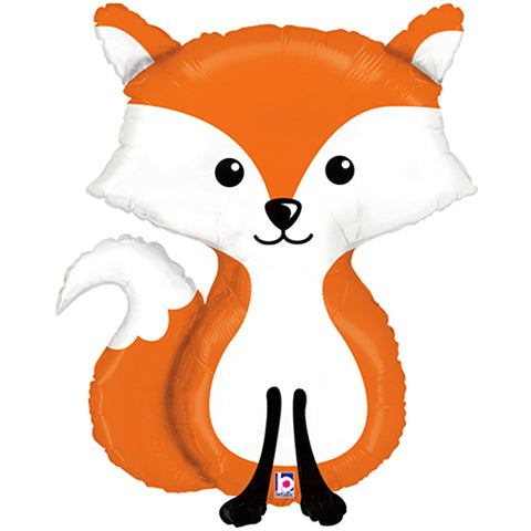 Woodland Fox Foil Balloon 36"