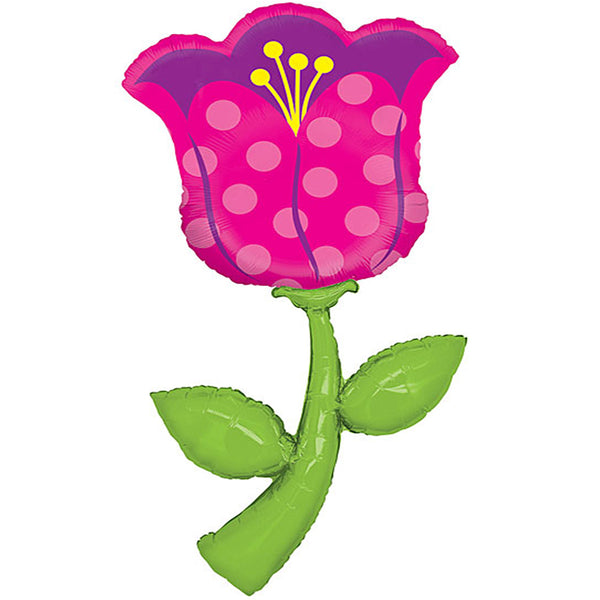 Tulip flower balloon