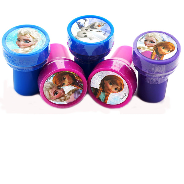 60 Frozen Authentic Licensed Self Inking Stampers in Box