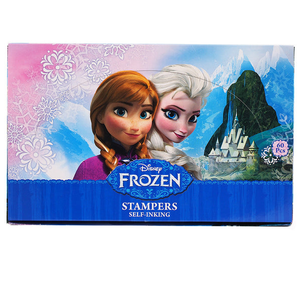 60 Frozen Authentic Licensed Self Inking Stampers in Box
