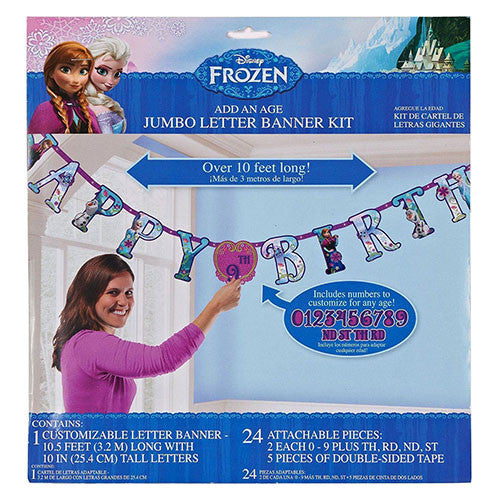 Frozen Jumbo Letter Banner Kit