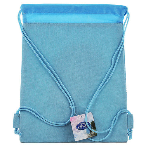 Frozen Character Licensed Snow Blue Drawstring Bag