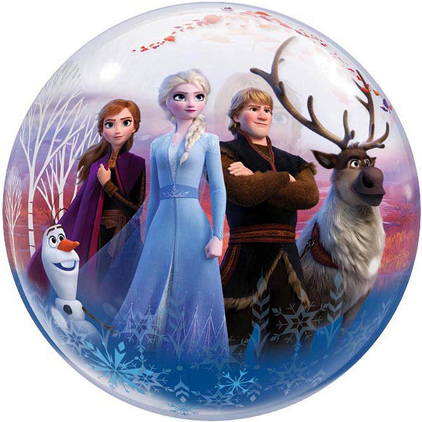 Disney Frozen balloon Bubbles Plastic 22"