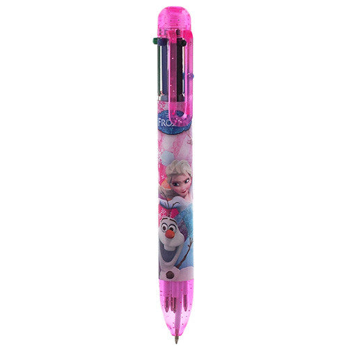 Frozen Character Elsa and Olaf Authentic Licensed Pink Multicolors Pen