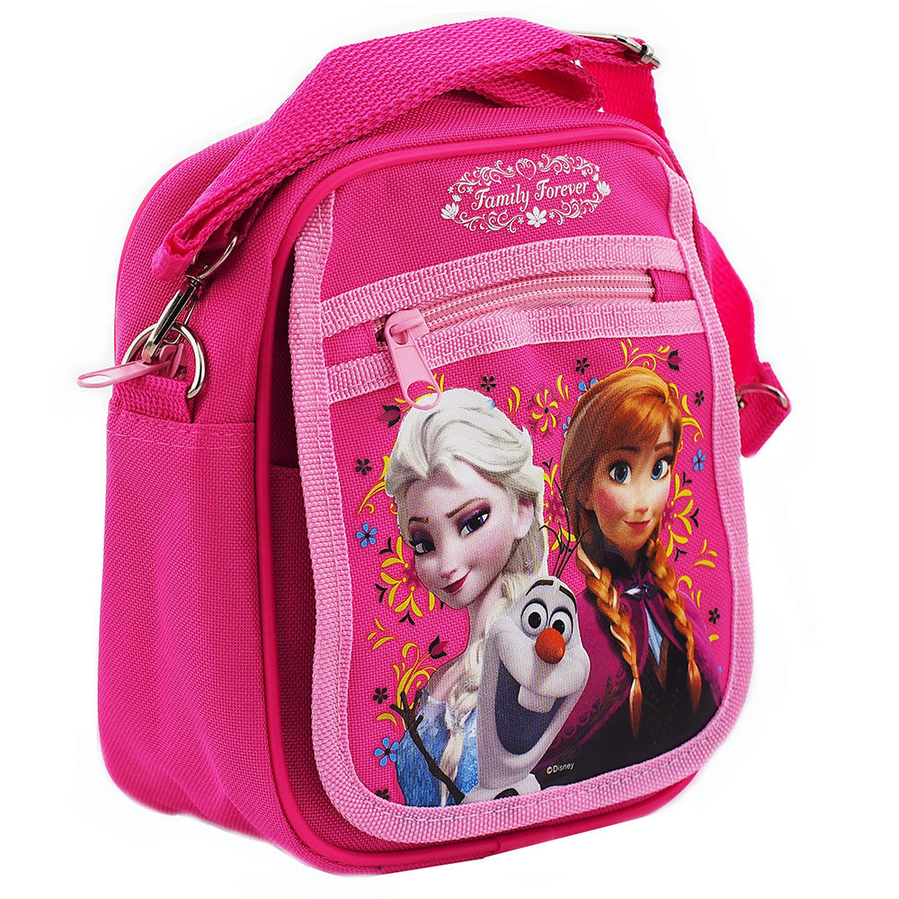 Frozen Elsa Anna and Olaf Character Authentic Licensed Blue Lunch bag