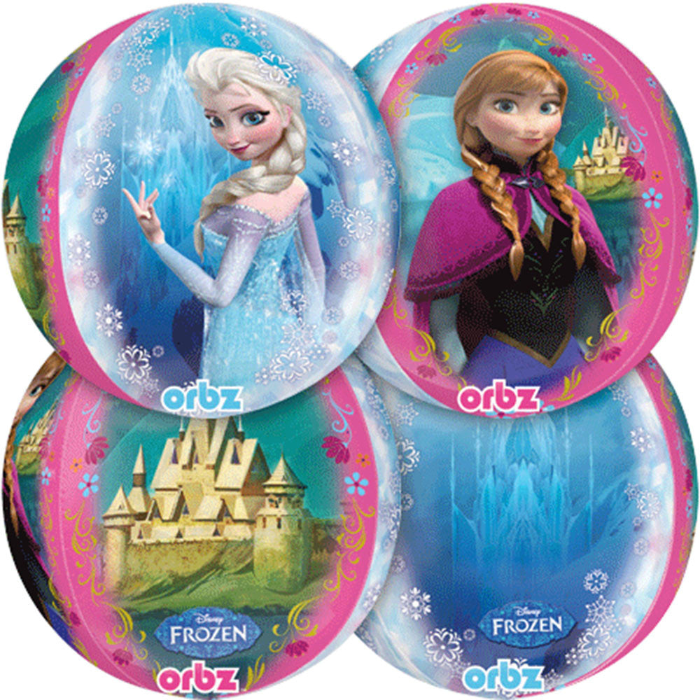 Frozen 2 Balloon 15in x 16in - See Thru Orbz