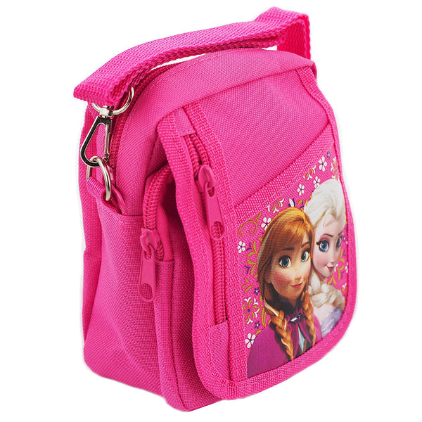 Frozen Elsa and Anna Character Authentic Licensed hot Pink Mini Shoudler Bag