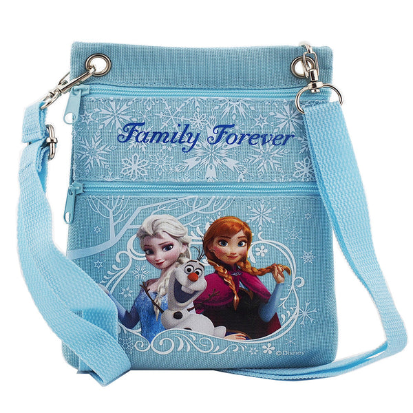 Frozen Elsa Anna Character Authentic Licensed Blue Mini Shoudler Bag