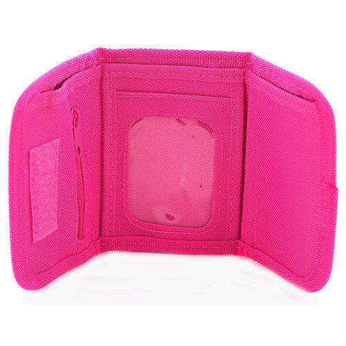 Frozen Elsa and Anna Authentic Licensed Hot Pink Trifold Wallet