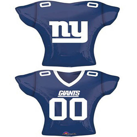 New York Giants Jersey Authentic Licensed Super Shape Foil / Mylar Balloon 24"