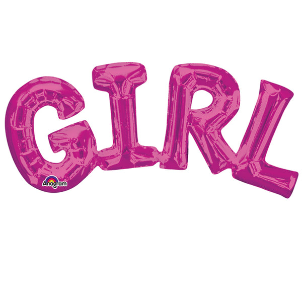 Air filled phrase foil balloon