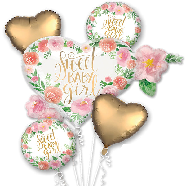 Baby shower girl balloon