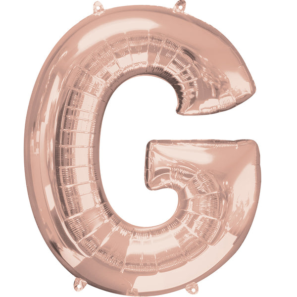 Rose Gold letter balloon