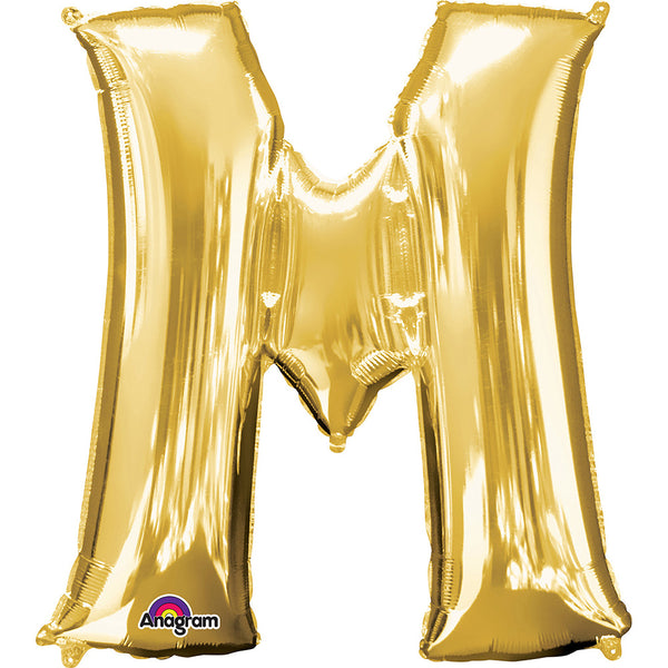 Air filled gold balloon