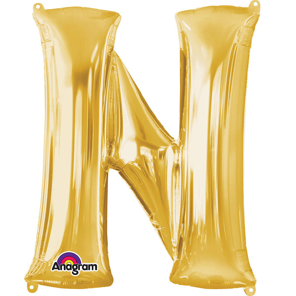 Air Filled gold balloon