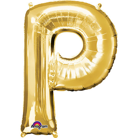 Air filled gold balloon