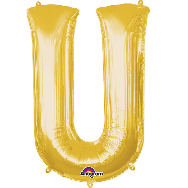 Air Filled Gold Balloon