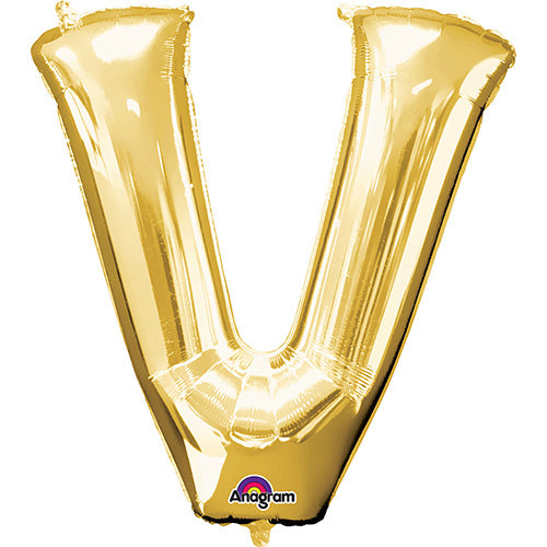 Air Filled Gold Balloon