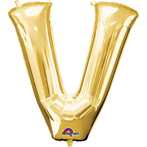 Air Filled Gold Balloon