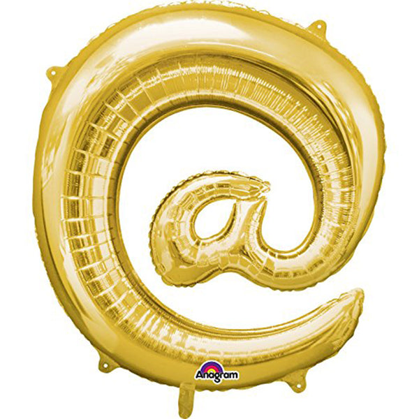 Gold symbol balloon