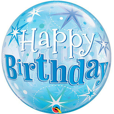 Happy Birthday Bubble Balloon 22"