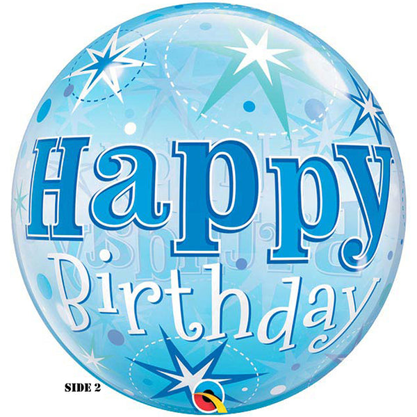 Happy Birthday Bubble Balloon 22"