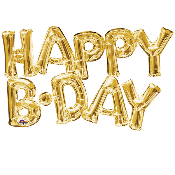 Air filled phrase foil balloon