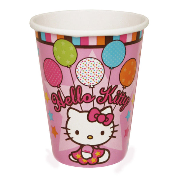 Hello Kitty Authentic Licensed 9oz Paper Cups 8 ct