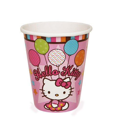 Hello Kitty Authentic Licensed 9oz Paper Cups 8 ct