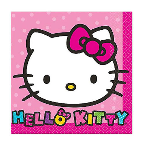 Hello Kitty Character Dessert Napkins 16ct