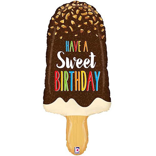Have A Sweet Birthday Ice Cream Foil Balloon 36"