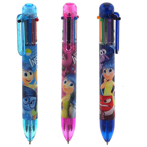3 Inside Out Authentic Licensed Multicolors Pens Assorted Colors ( 3 Pens )