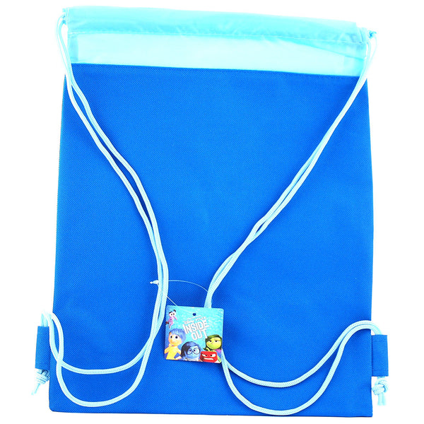 Inside Out Character Licensed Blue Drawstring Bag
