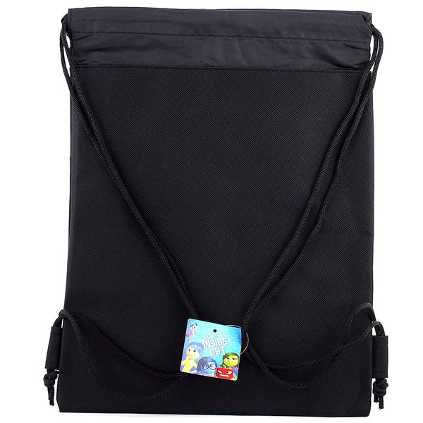 Inside Out Character Licensed Black Drawstring Bag