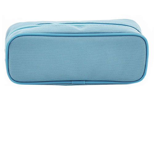 Inside Out Character Single Zipper Light Blue Pencil Case