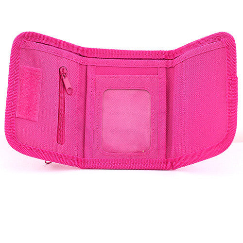 Inside Out Pink Trifold Wallet