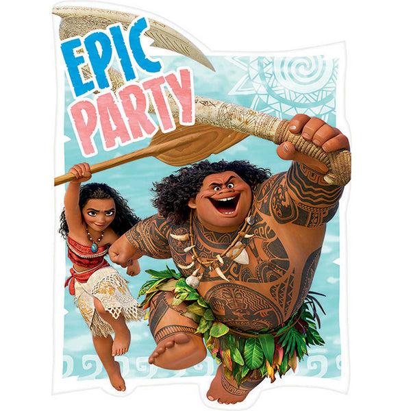 Moana Invitation Cards