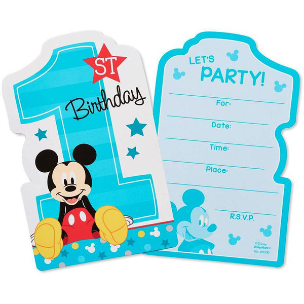 Mickey Mouse Invitation cards