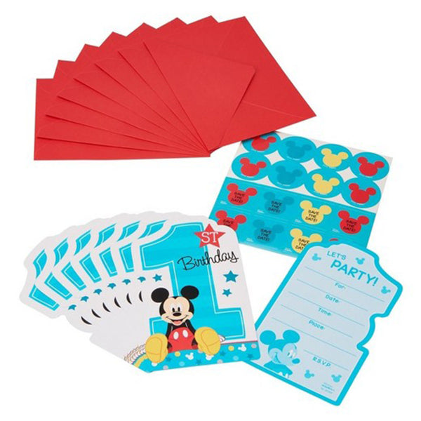 Mickey Mouse Invitation card