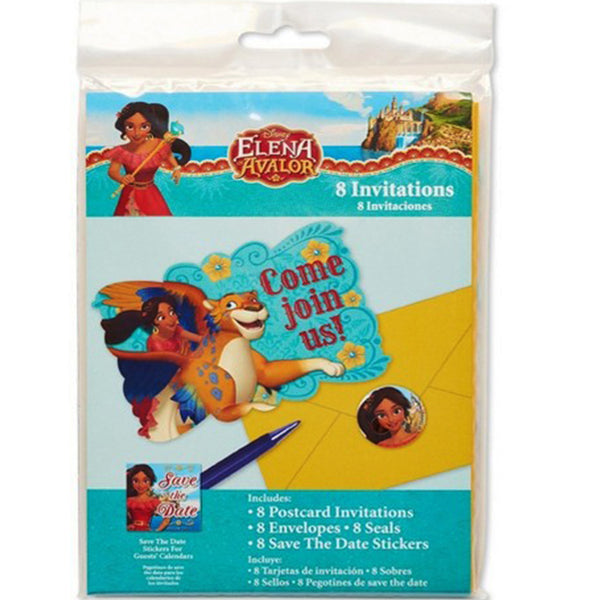 Elena of Avalor invitation cards