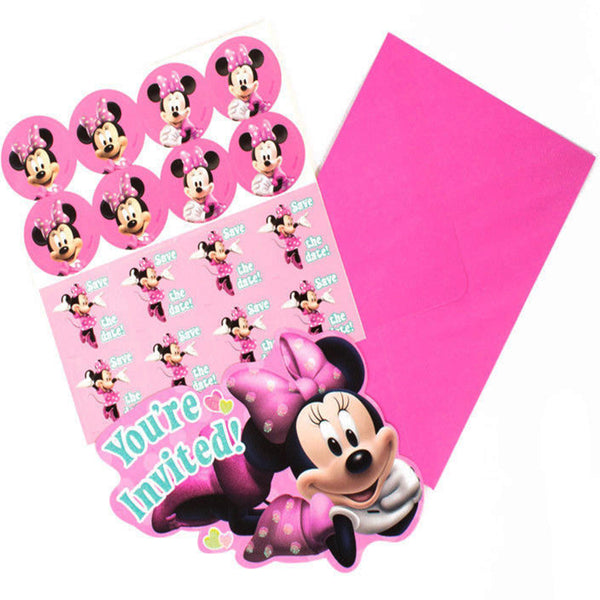 Minnie Mouse invitation cards 